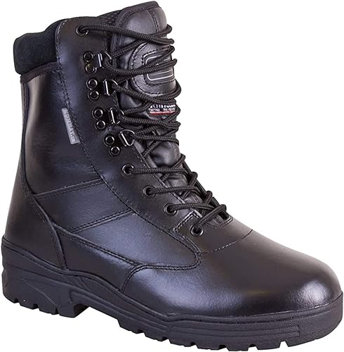 Kombat UK Patrol Boots- All leather, Black