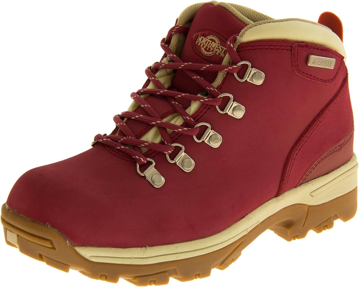 Northwest Territory Trek Waterproof Walking Boots-Reddish