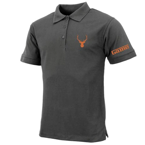 Game Premium Polo Shirt - Charcoal