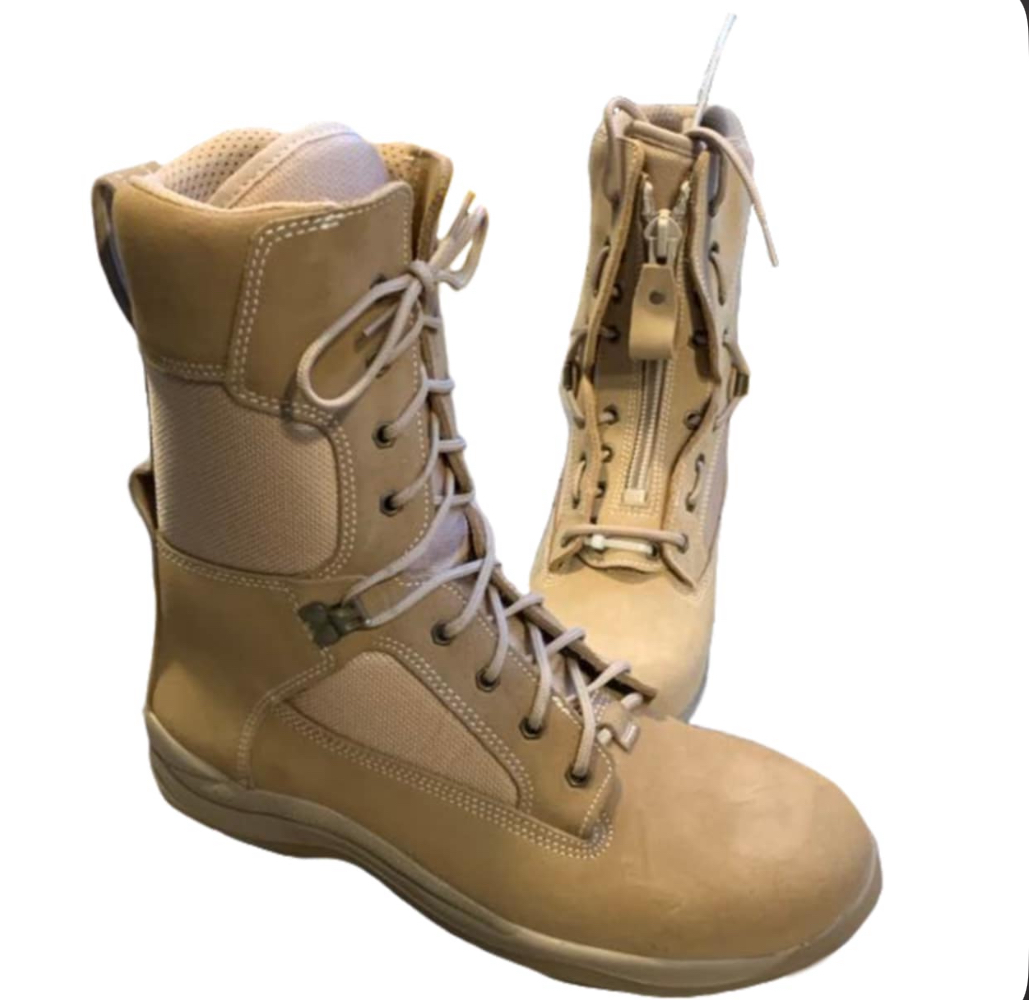 Dutch Army Desert REBZ Combat Boots-New Dutch Army Desert REBZ Combat Boots-New