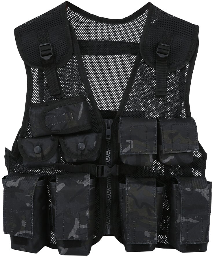 Kombat kids Assault Vest - BTP Black