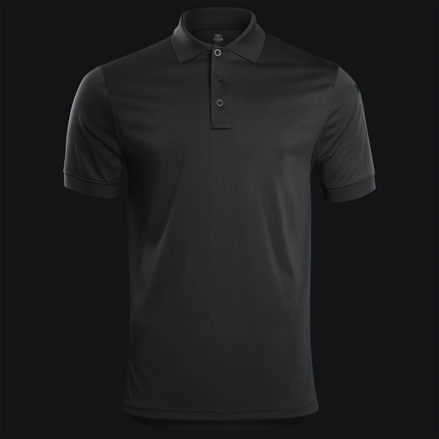 STOIRM Performance Tactical Polo- Black