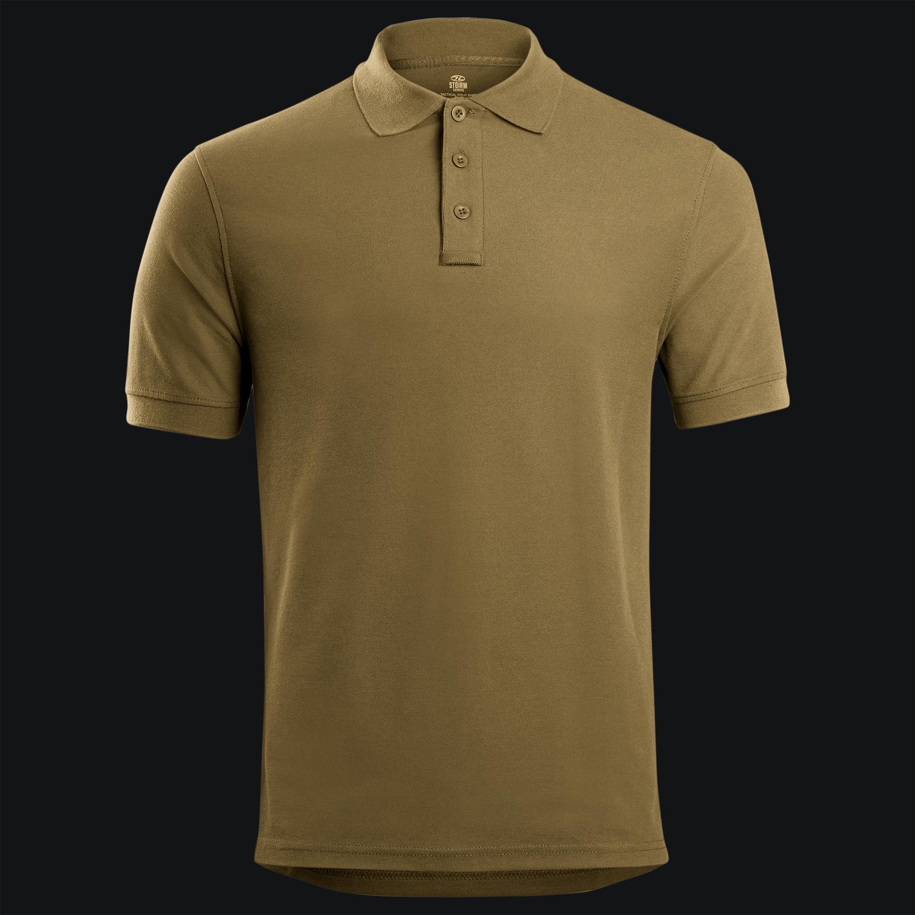 STOIRM Performance Tactical Polo- Coyote Tan