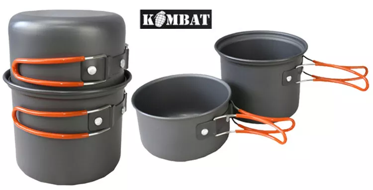 Adonised Aluminium Cookset