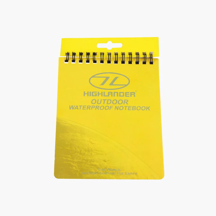 Highlander Outdoor - Waterproof Notebook 15 x 12cm