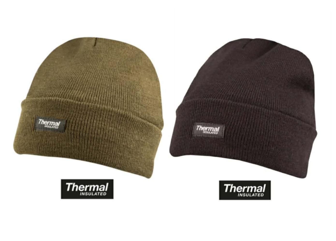 Thinsulate Watch Hat, Black or Olive Thinsulate Watch Hat, Black or Olive