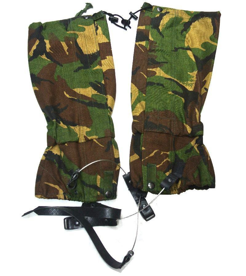 British Army Gaiters - DPM Camo