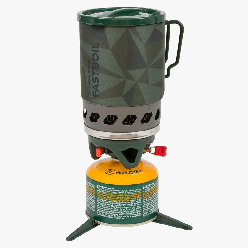 Blade Fast Boil 3 Camping Gas Stove Kettle, 1.1L, Olive