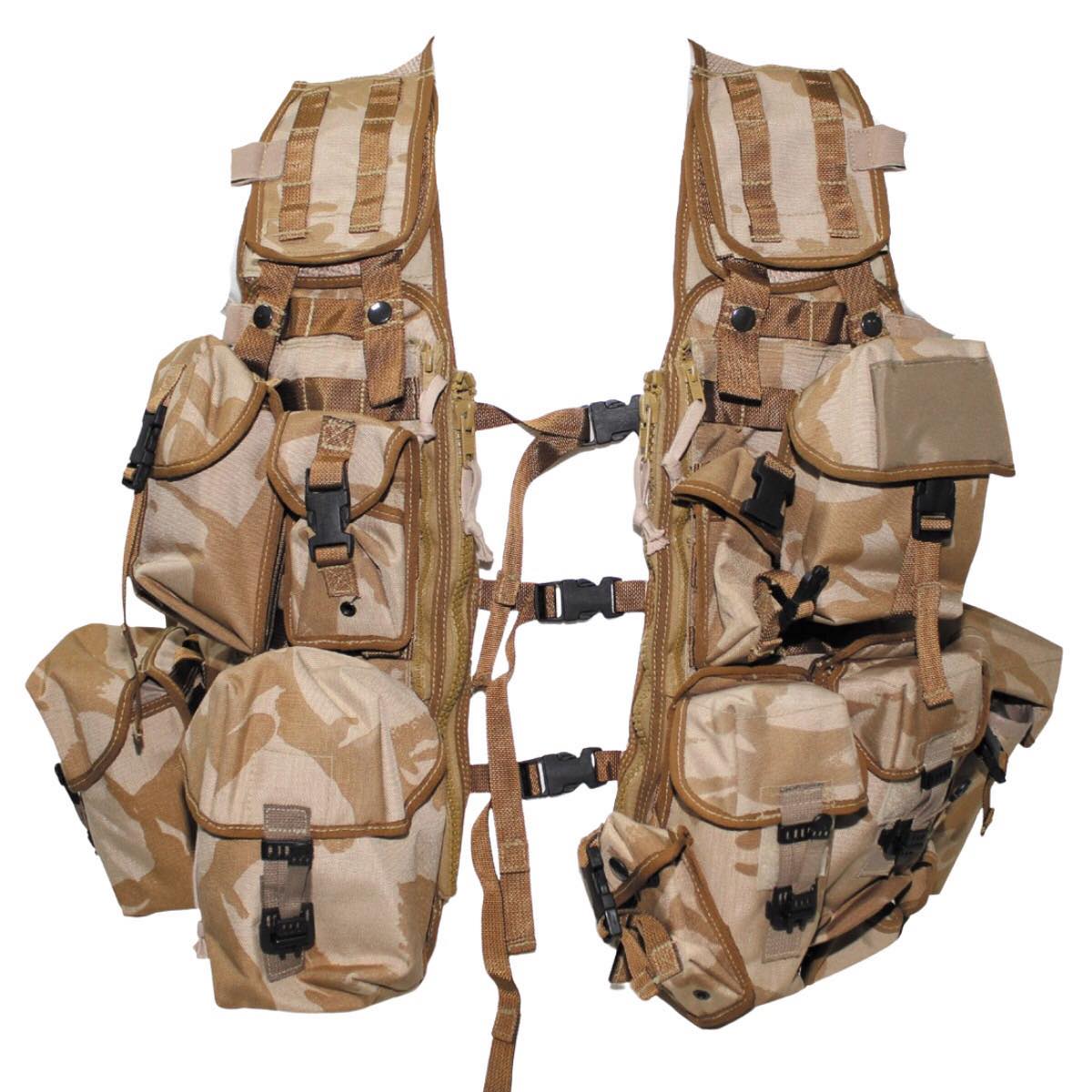 British Army - Desert DPM Camo Assault Vest