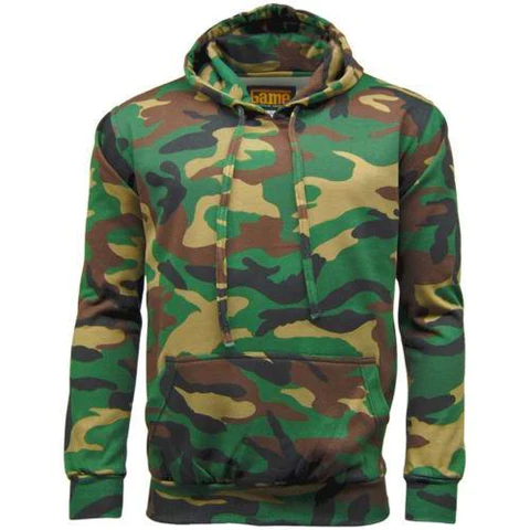 Camouflage Hoodie From Game - Woodland