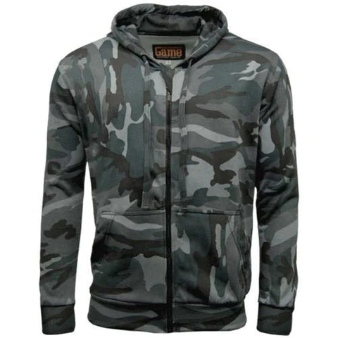 Game Technical Apparel - Camouflage Zip Hoodie - Midnight - £19.99 ...
