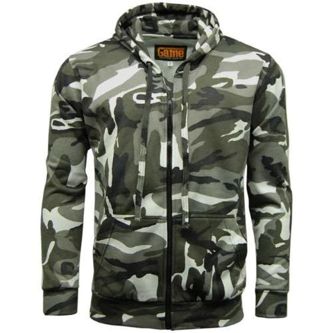 Game Technical Apparel - Camouflage Zip Hoodie - Urban