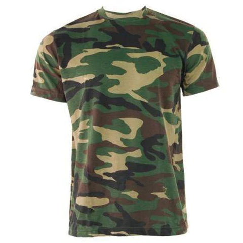 Camouflage T Shirt From Game- Woodland