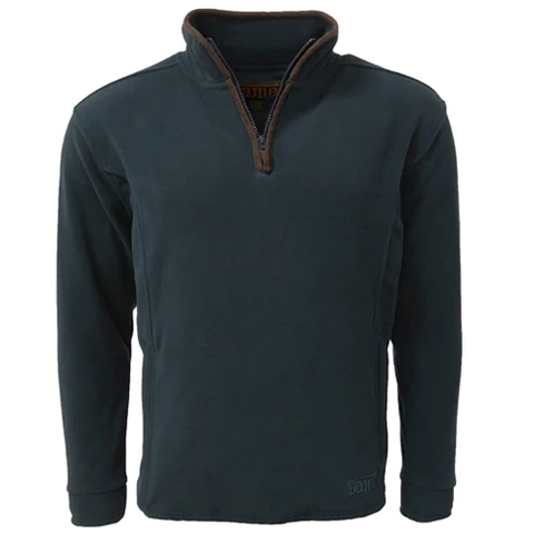 Mens Stanton Country Fleece Pullover - Gunmetal Grey