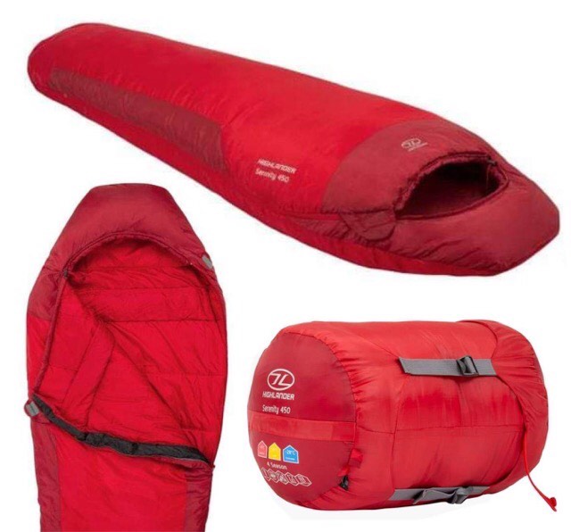 Highlander Serenity 450 Mummy Style Sleeping Bag