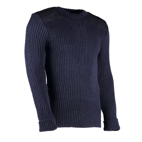 Navy 'Woolly Pully'- Blue