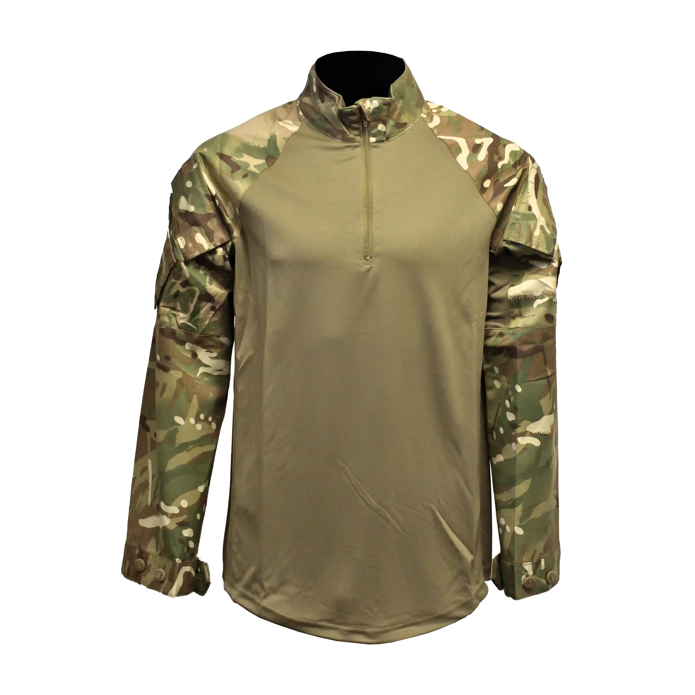 British UBAC Shirt - MTP , Olive Green Body