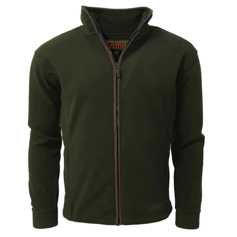 Mens Stanton Country Fleece Jacket - Forest Green