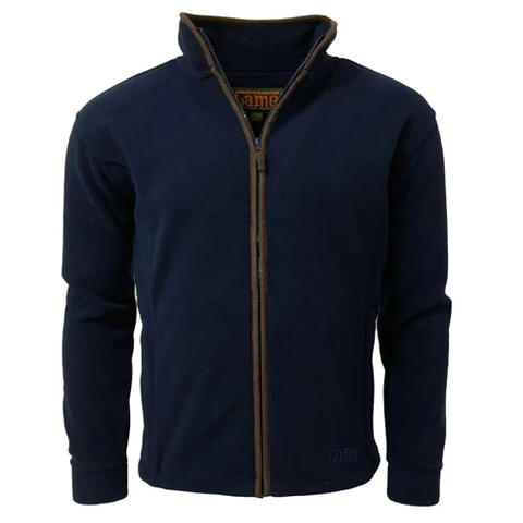 Mens Stanton Country Fleece Jacket - Navy Blue