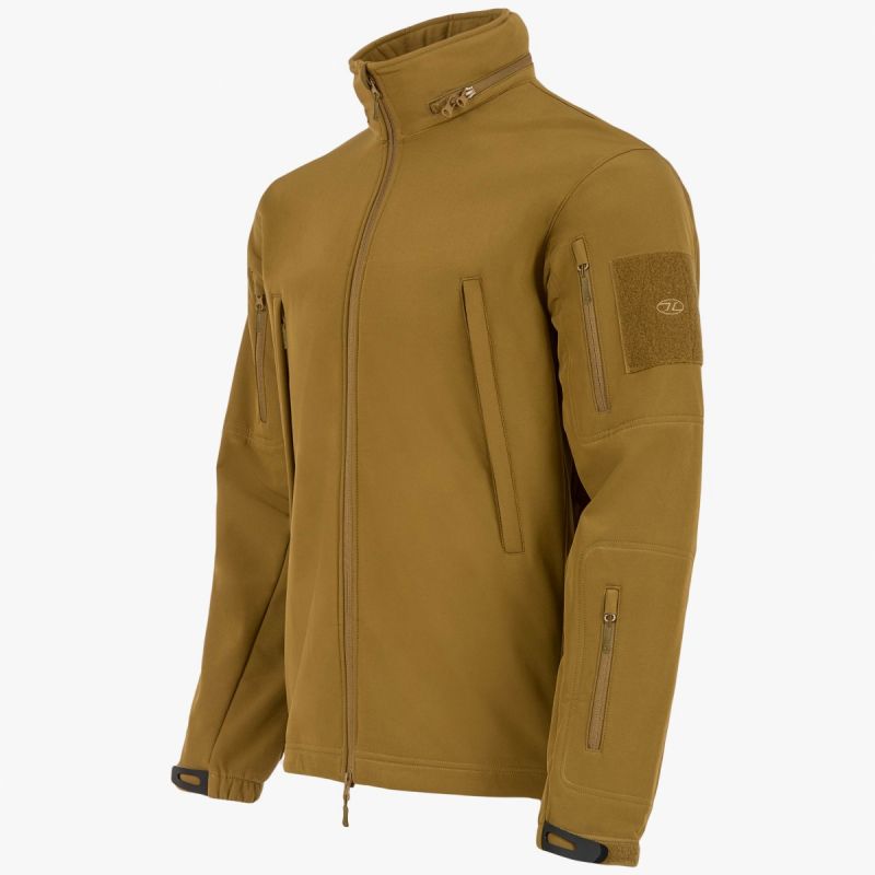 Highlander Tactical SoftShell Combat Jacket - Cayote Tan