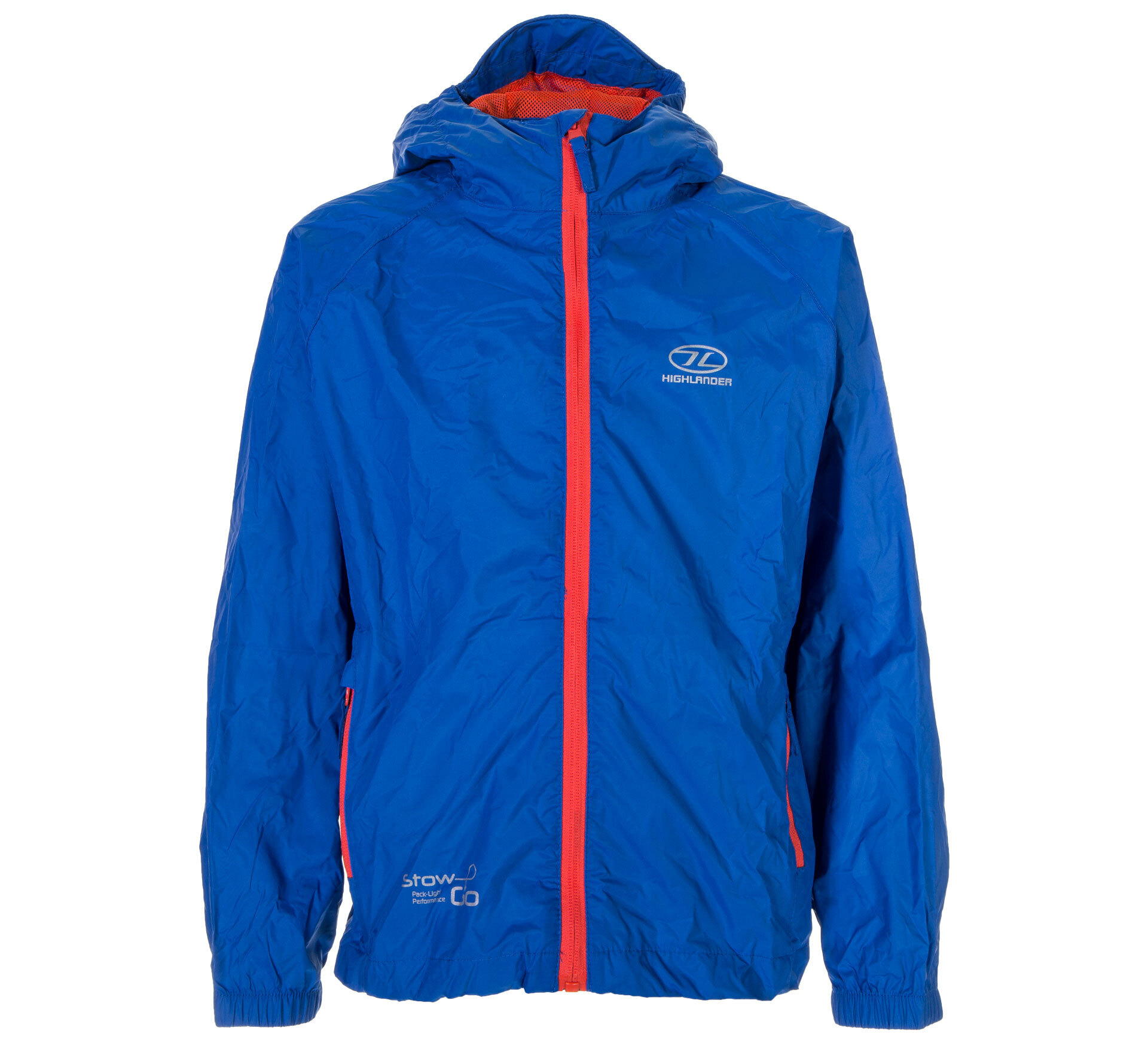 Stow and Go Waterproof Jacket- Blue