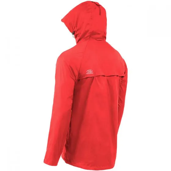 Stow & Go Packaway Waterproof Jacket-Red
