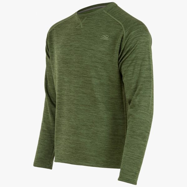 Highlander Crew Neck Sweater-Leaf Green