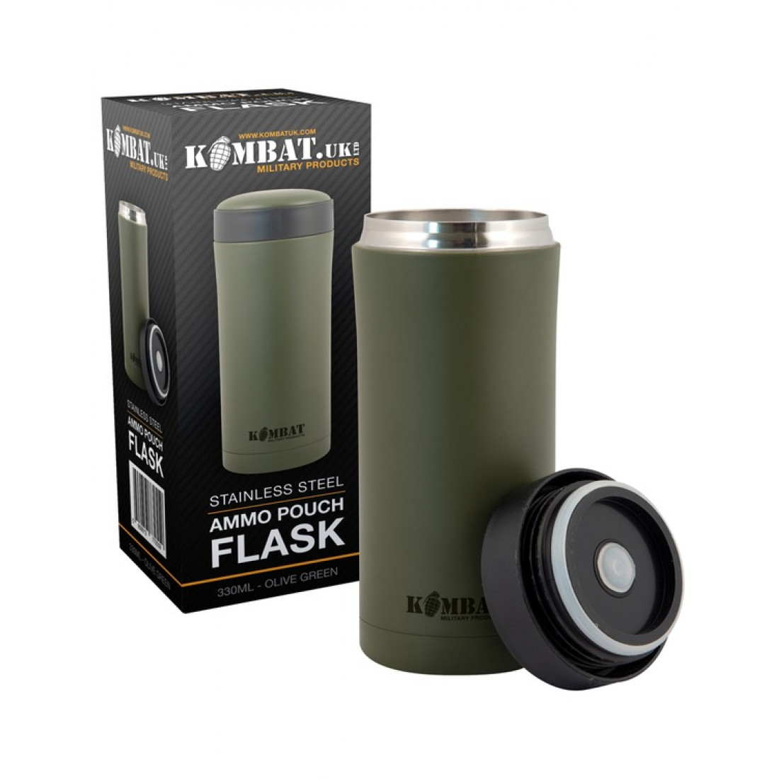 Ammo Flask- Olive