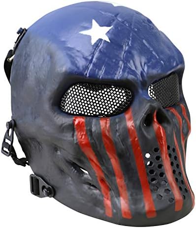 Skull Mesh Mask USA Skull Mesh Mask USA